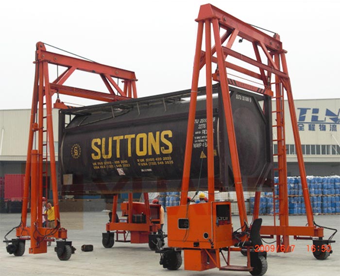 40ft rubber tyre container gantry crane