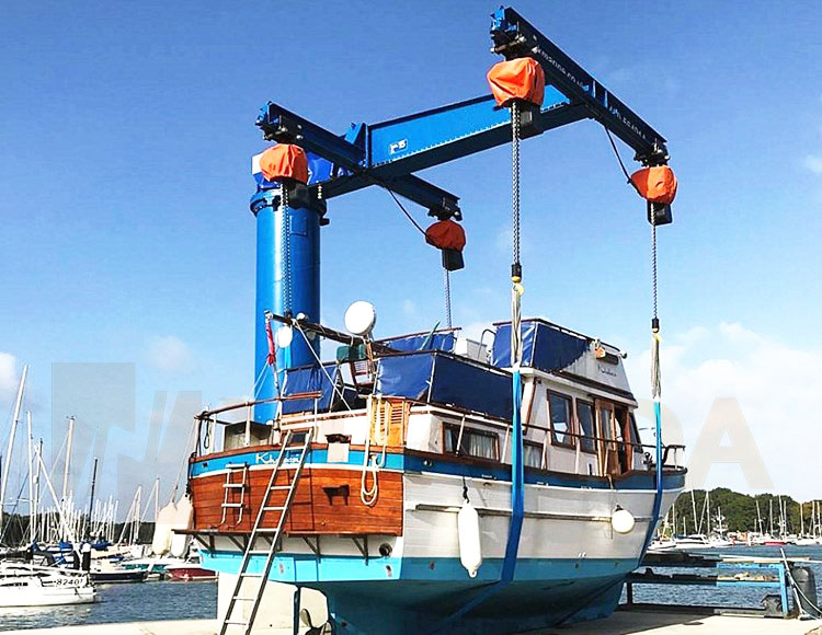 10 Ton Marine Boat Lift Jib Crane